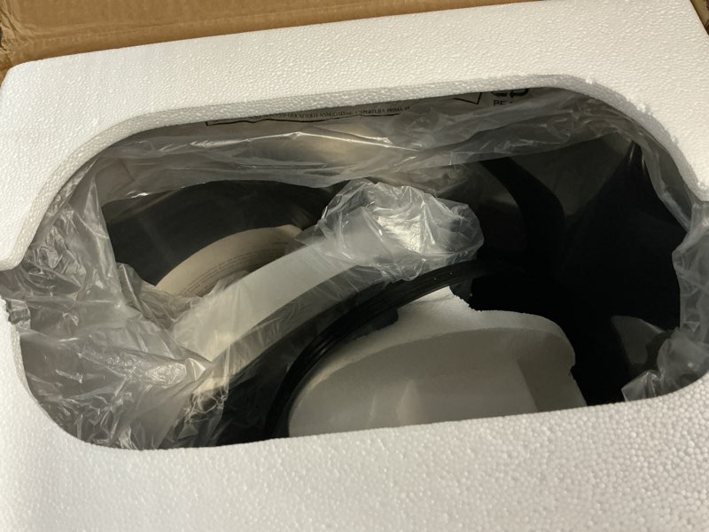 Condition photo showing Good Condition for FDW Kitchen Trash can for Bathroom Bedroom Home Office Automatic Touch Free Garbage bin with lid Brushed Stainless Steel Rectangular 13 Gallon / 50L Stainless Steel Stainless Steel