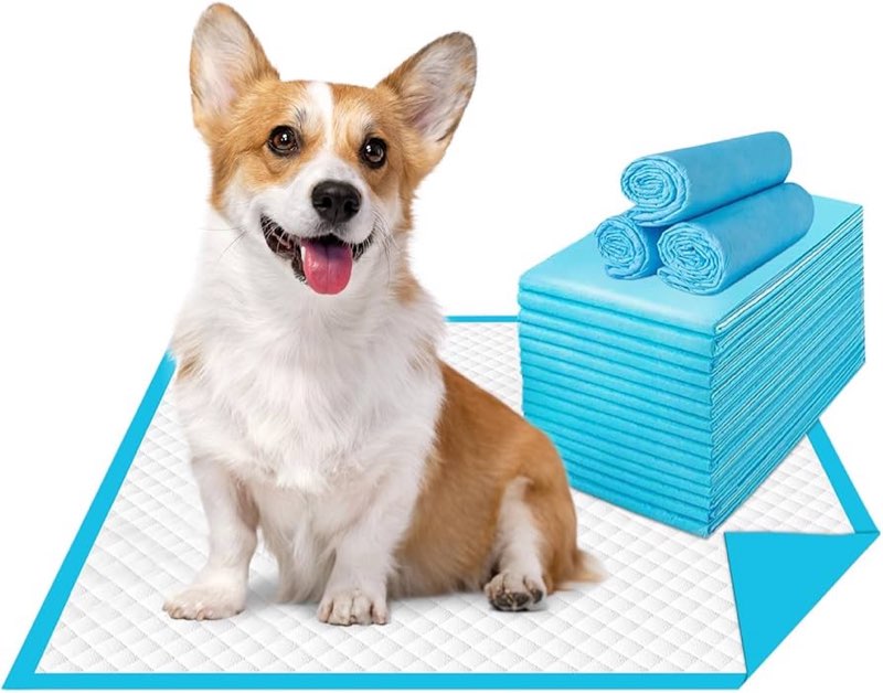 MY BFF LOVE Wee Wee Pads for Dogs, Premium Puppy Pads with 6-Layer Leak-Proof Design, Disposable and