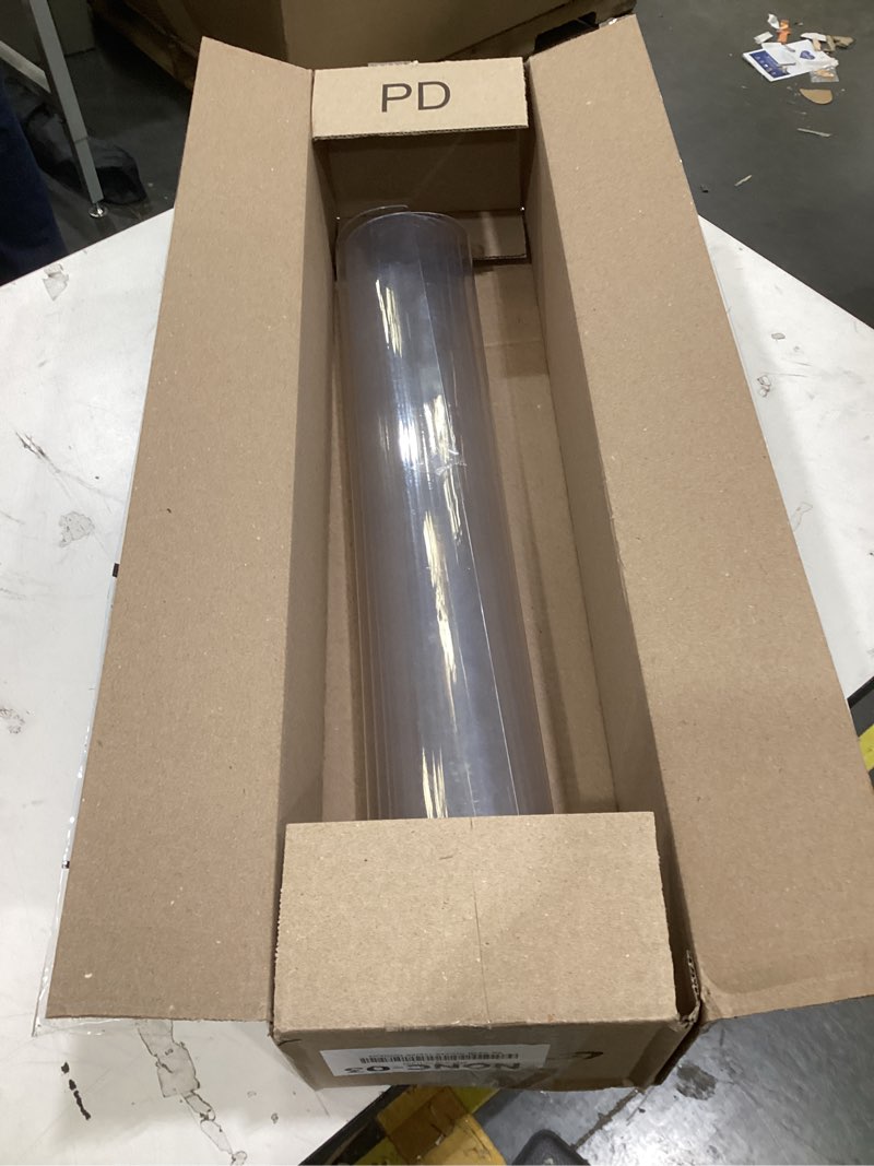Condition photo showing Good Condition for lovepads clear desk mat 24 x 54 inch, 1.5mm thick clear table protector, waterproof plastic table cover protector, pvc desk protector mat, vinyl desk cover for desktop, coffee & dining table 24" x 55" (rectangular) clear 1.5mm