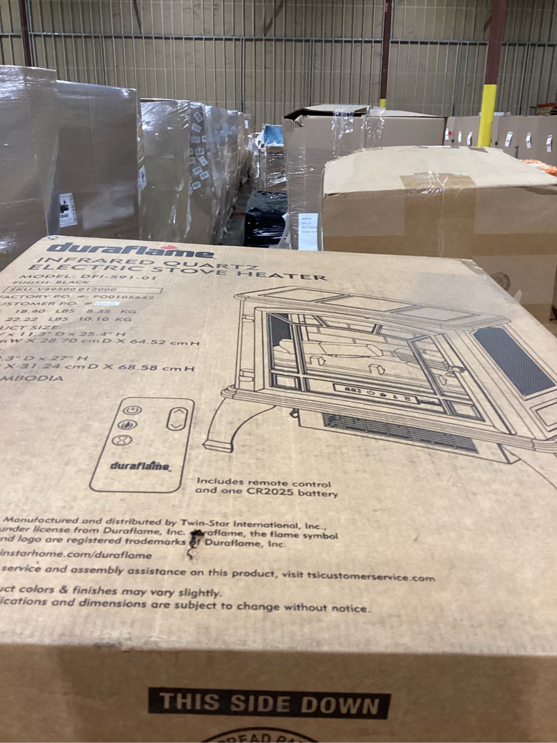 Condition photo showing Good Condition for duraflame Infrared Quartz Electiric Stove Heater - DFI-591-01 - Black