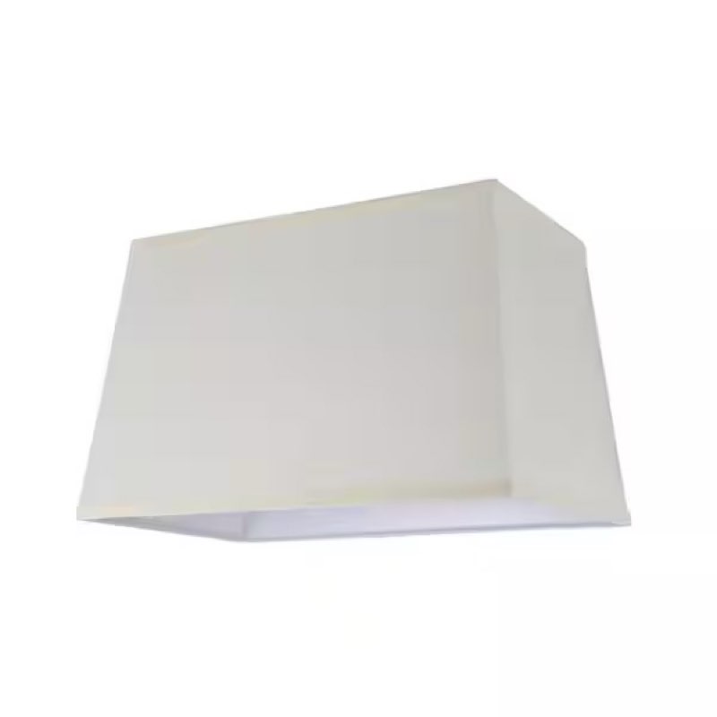 Rectangle Lamp Shade, Natural, 13.75” x 15.5” x 6.25”