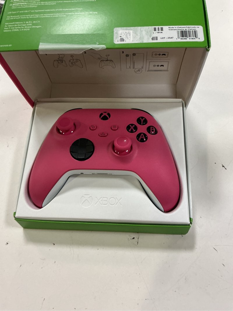 Condition photo showing As Is for xbox series x|s wireless controller - deep pink