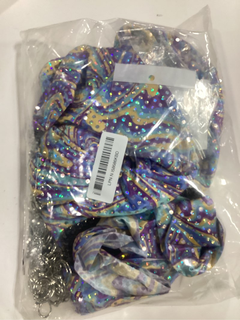 Condition photo showing Good Condition for Spooktacular Creations 70s Disco Outfits for Women, Halloween Dress with 70s Accessories for Halloween Costumes Dance Party Purple XX-Large