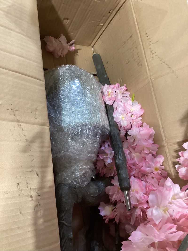 Condition photo showing Good Condition for 7.2ft Tall Pink Faux Cherry Blossom Tree for Home Decor, Likelike Artificial Silk Flower Cherry Branches Tree Indoor Outdoor, Sakura Tree Realistic Fake Flowering Plant for Christmas Decor Pink-ap16