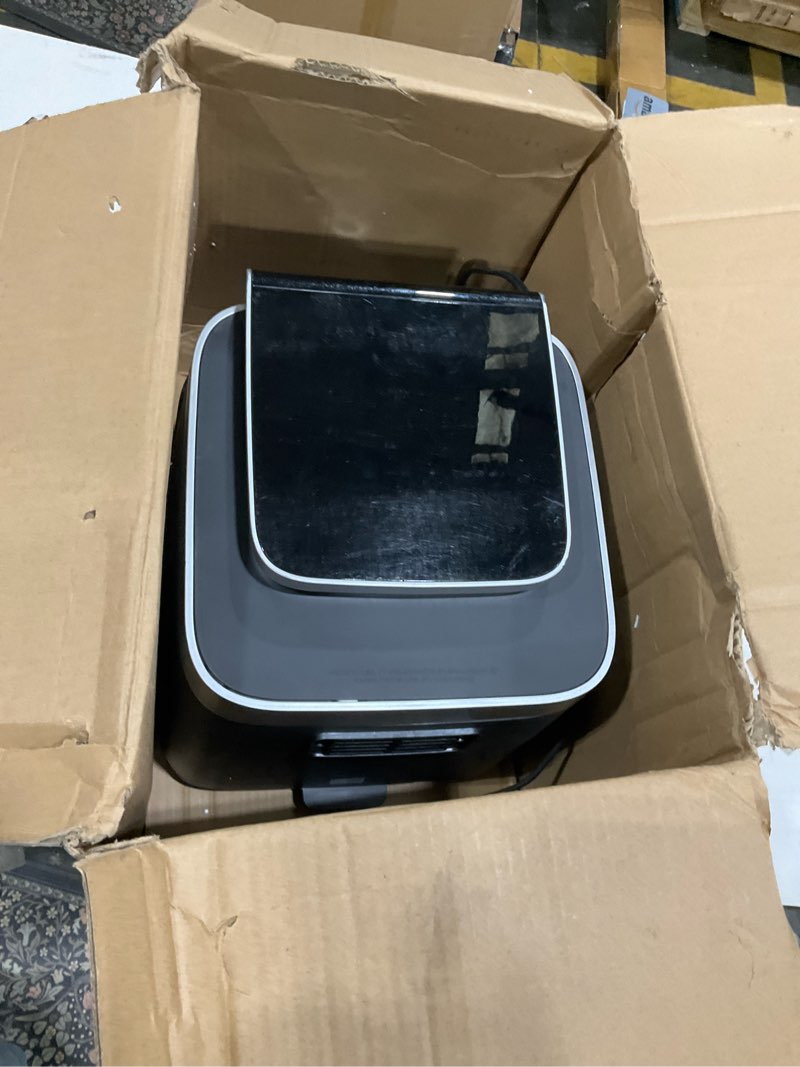 Condition photo showing As Is for Ninja | Air Fryer | 6.5 QT Pro XL Capacity fits 9lbs of Wings | 6-in-1 Max Crisp, Air Fry, Roast, Bake, Reheat & Dehydrate | Nonstick Basket, Crisper Plate & Recipe Guide | Grey | AF181 6.5 QT MAX