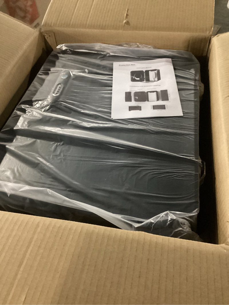 Condition photo showing New/Like New for Wall-Mounted 1.2mm Cold Rolled Steel Electric Vehicle Charging Protection Box for Tesla, Waterproof Indoor/Outdoor Enclosure with Lock | Seamless One-Piece Design (Black)