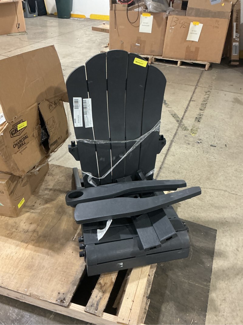 Condition photo showing Good Condition for serwall durable hdpe foldable adirondack chair – weather-resistant for all climates
