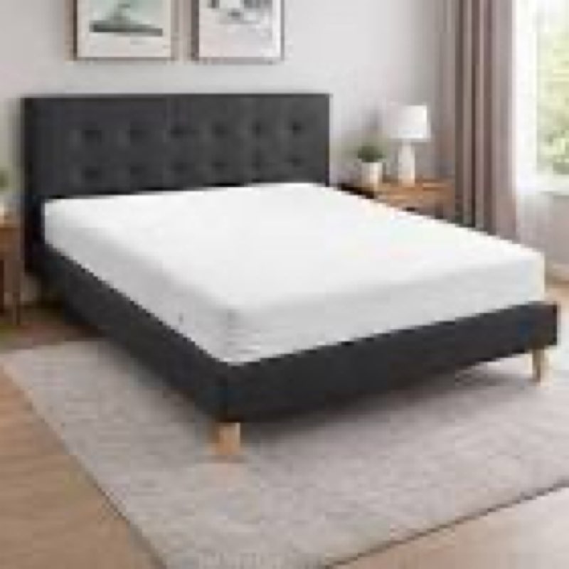 DMI Waterproof Mattress Protector and Mattress Cover Quiet Zippered Fit for Bedwetting and Incontinence Queen Size White