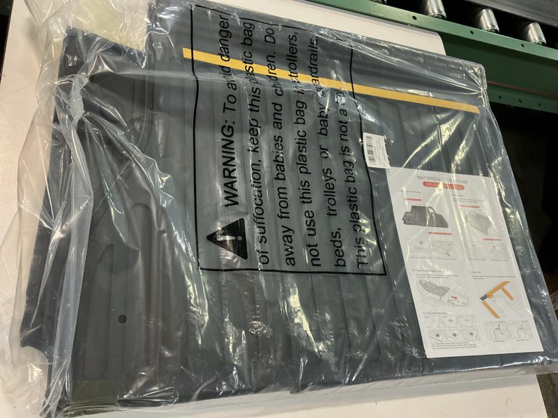 Condition photo showing New/Like New for joularise cargo mat with backrest mat for toyota rav4 2019-2024 2025 (include hybrid) car mat accessories, all weather tpe trunk cargo liner trunk mat with seat back mat (trunk mat with backrest mat)