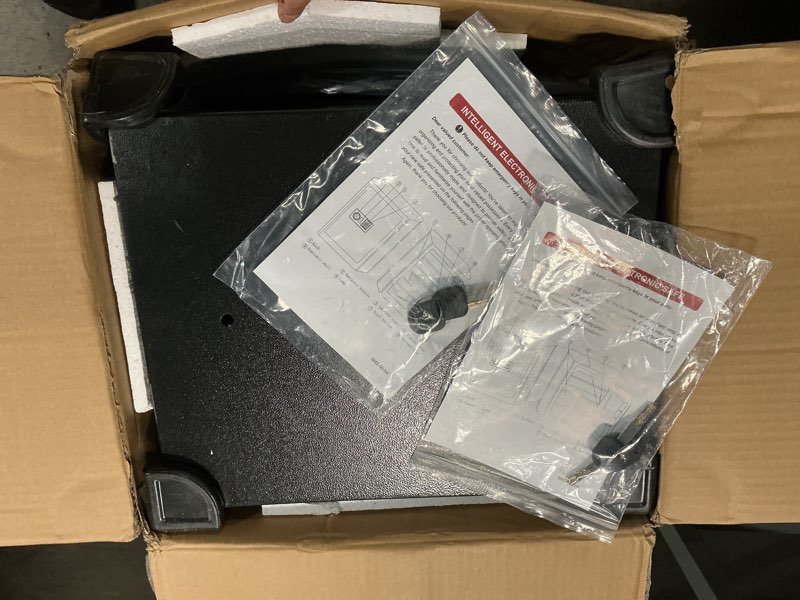 Condition photo showing Good Condition for 5.0 cub large home safes fireproof wterproof, anti-theft fireproof safe with programmable keypad, spare keys and alarm systerm, digital home security safe box for document money medicines