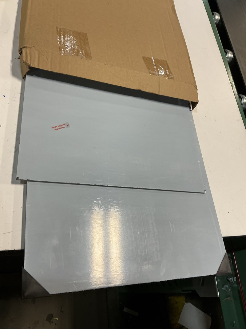 Condition photo showing As Is for Blulu 2 Pcs Aluminum Composite Panel, 1/8" Thick Rectangle Aluminum Plastic Composite Sheet Plate fo