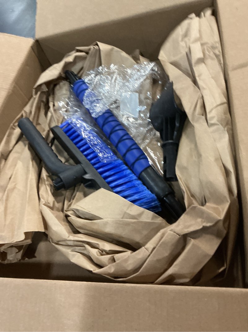 Condition photo showing Good Condition for 39" extendable snow brush with ice scraper & squeegee for car windshield,rotating auto snow brush with foam grip,heavy duty car snow brush and ice scraper combo for truck suv,blue