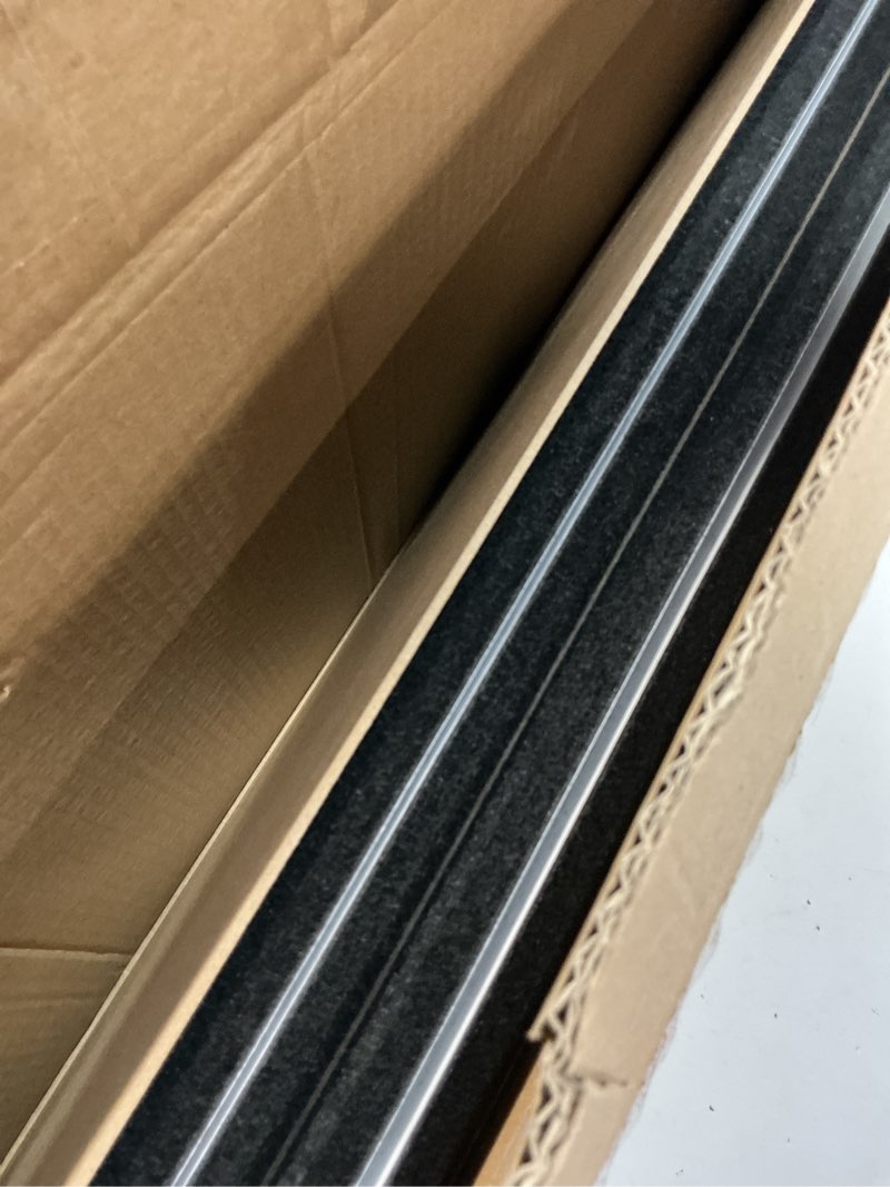 Condition photo showing Good Condition for 2 packs 3d wall panels peel and stick | wall panels for interior wall decor | self adhesive sound absorbing planks | acoustic wood slat wall panels | 94.48 * 11.80in | 0.4" depth | dark walnut