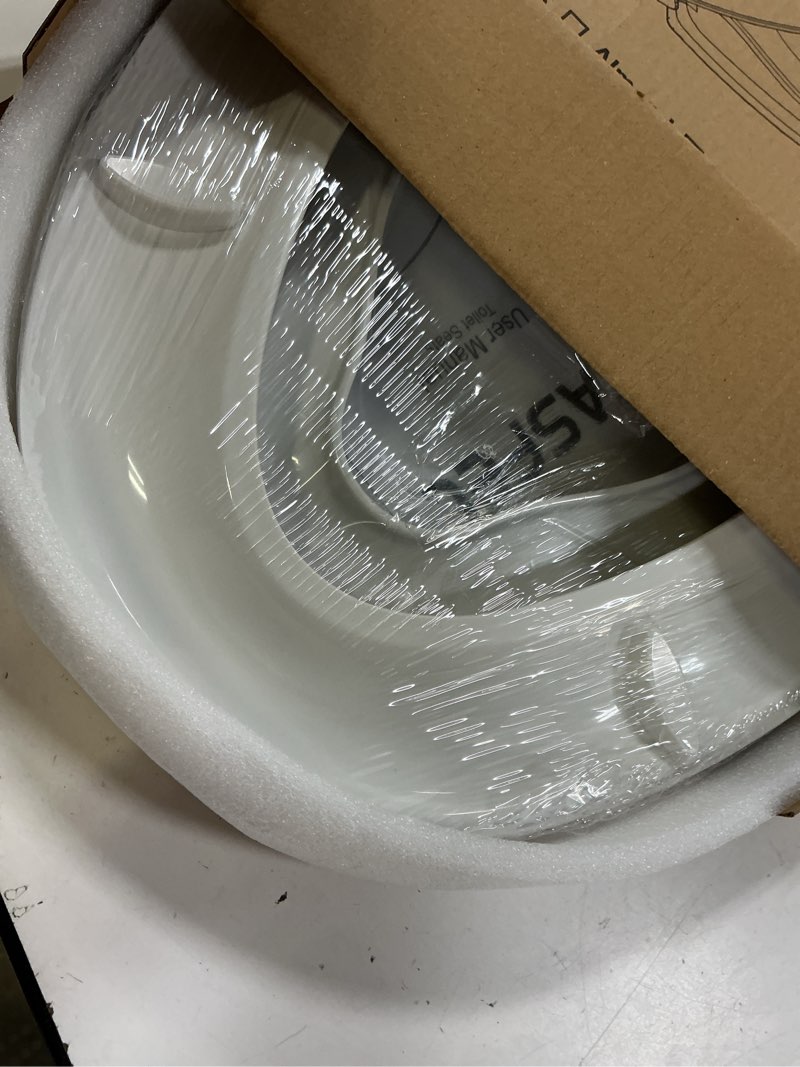 Condition photo showing Good Condition for yasfel toilet seat with toddler toilet seat built in, plastic, elongated slow close with magnets for potty training for kids & adults (white, 18.5”)