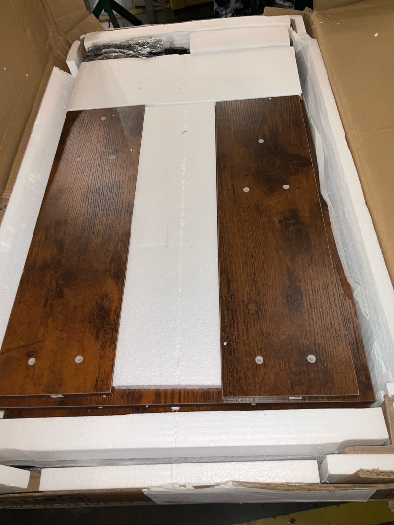 61in computer desk with led and power outlets