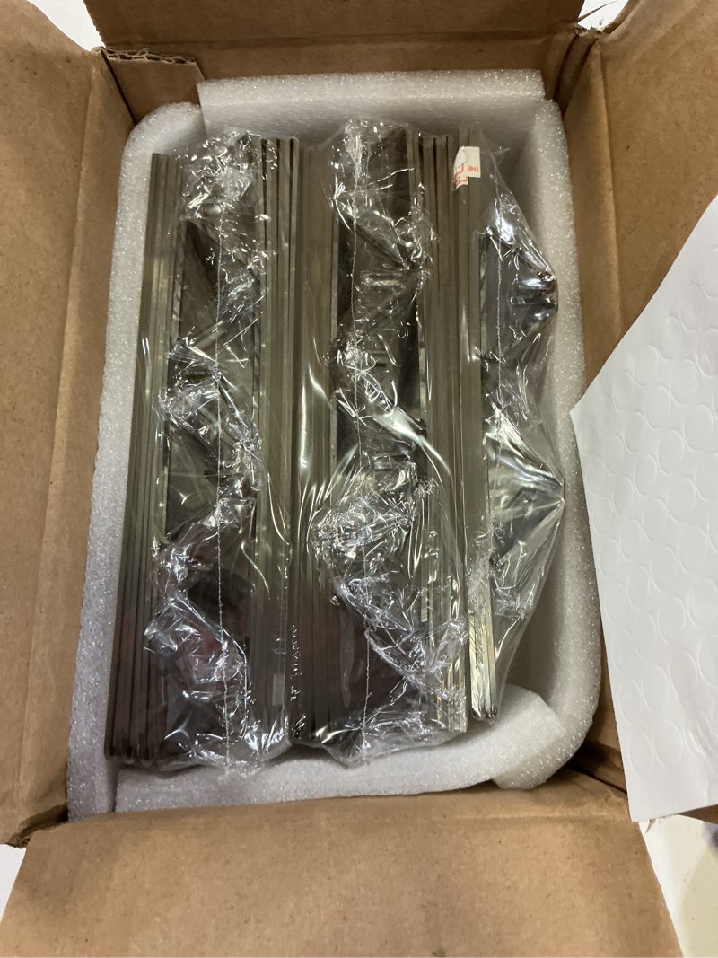 Condition photo showing New/Like New for 14 pack acrylic sign holder 4x6 gold frames, wedding table number holders double sided vertical clear display stand, picture holders for tables, menus, flyers, party and office decor 14 pack 4x6