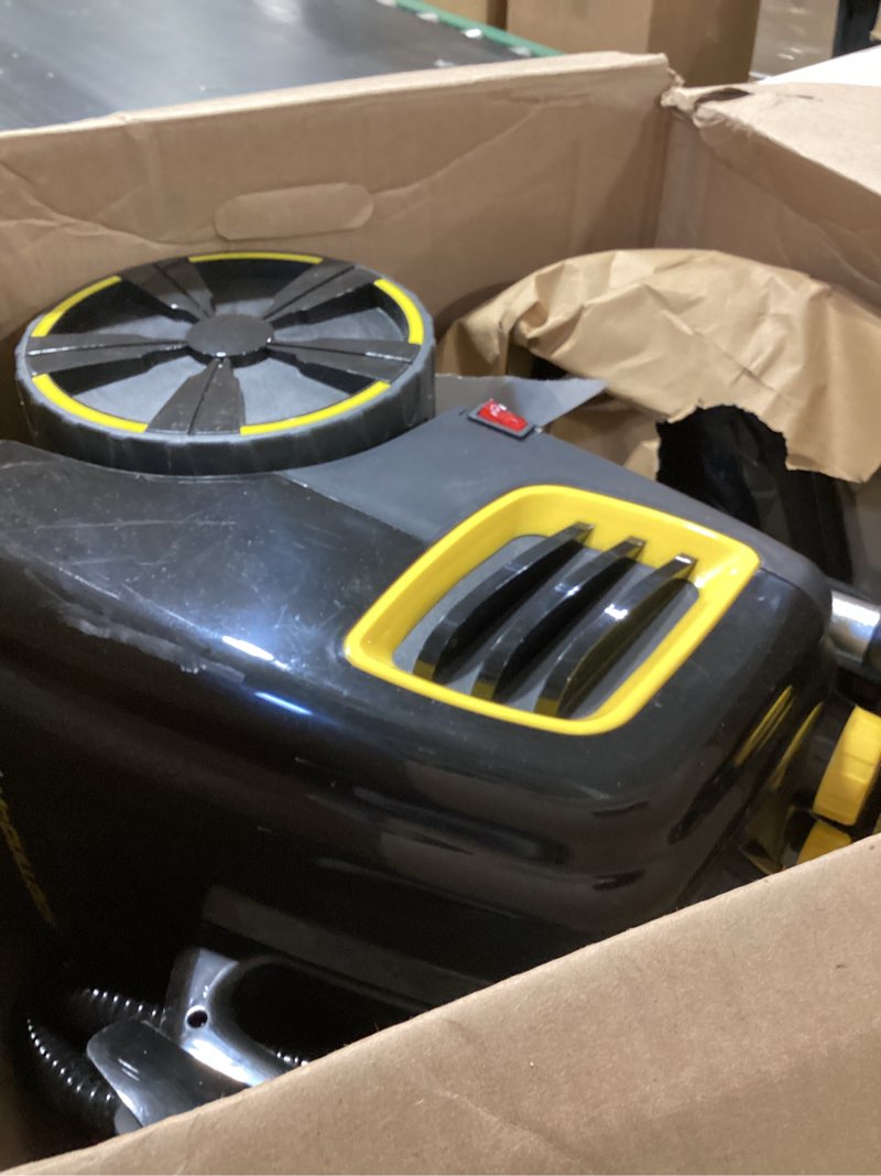 Condition photo showing As Is for McCulloch MC1385 Deluxe Canister Steam Cleaner, 2-Hour Runtime, Chemical-Free, 23 Accessories: Mop Head, Brushes & More - Built for Home, Tile, Carpet, Furniture, & Personal Car Detailing