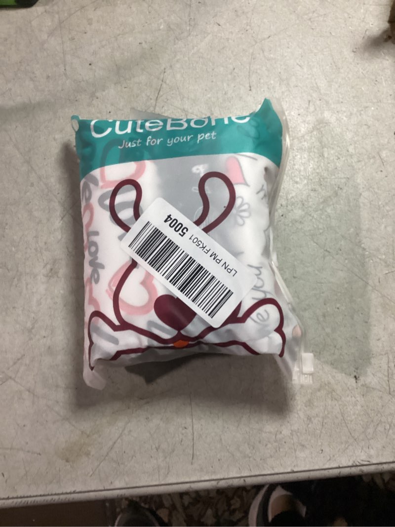 Condition photo showing New/Like New for CuteBone Dog Diapers Female Washable Small Medium Large 3 Pack Reusable Doggie Diapers Puppy Period Pants for Doggy Heat Cycle Peeing D14XL 1#Floral 3pcs XL