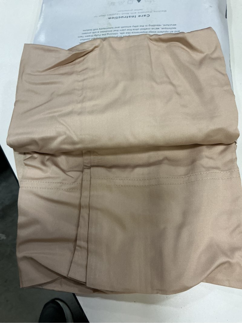 Condition photo showing New/Like New for wishsmile taupe cooling pillowcases king pillow cases set of 2,hair and skin friendly,20x36 inches taupe 2 pack king(20x36)-regular