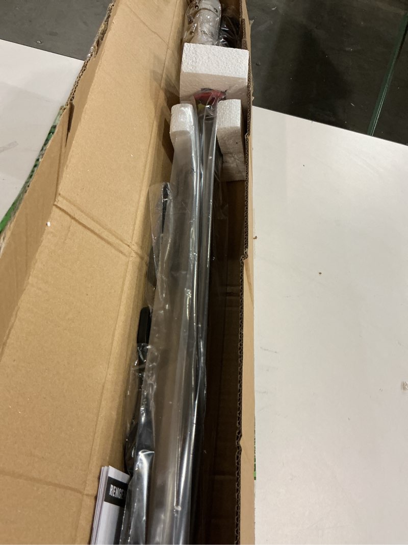 Condition photo showing New/Like New for RENGENG Light Up Sword, 40 Inches Rechargeable Plastic Replica with Belt & Stand, Sword with Original Texture Firegod