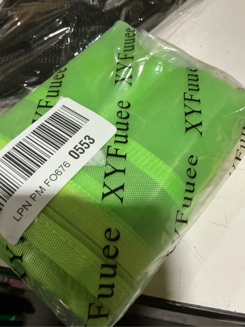 Condition photo showing New/Like New for xyfuuee beach bag organizer inserts for original large bogg bag accessories with 8 removable metal fasteners, lightweight mesh insert divider pouch, organizing rubber tote, save space, green xl green 2.0 x large