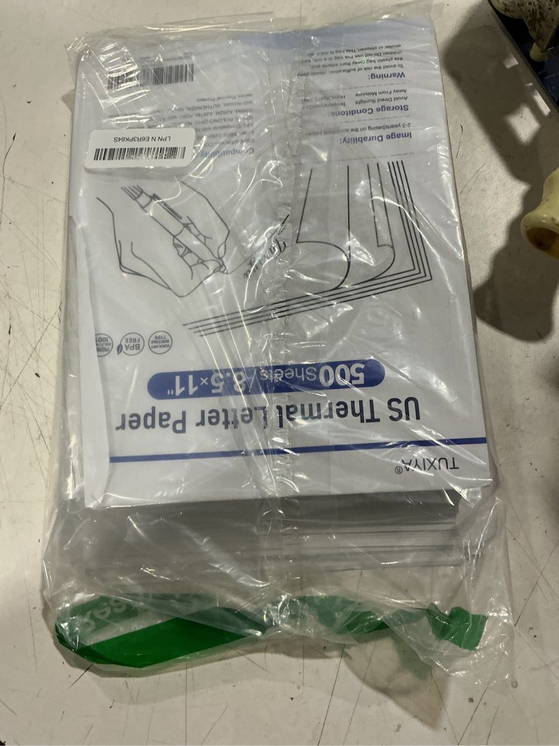 Condition photo showing Good Condition for tuxiya 500 sheets thermal printer paper 8.5 x 11 inch,bpa free advanced thermal printing, us letter size thermal paper compatible most portable printers