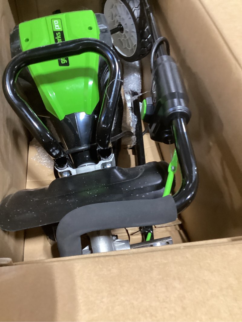 Condition photo showing Good Condition for Greenworks Pro 80V 10 inch Cordless Tiller Cultivator, Tool Only, TL80L00 80V 10"(Tool Only)