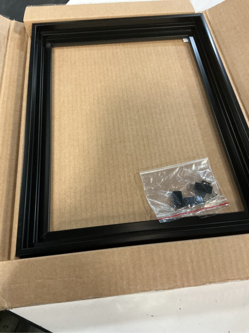 Condition photo showing Good Condition for MCS Canvas Float Frames 12x16 Canvas Black Frame, Vertical & Horizontal Wall Hanging Large for Canvas Paintings (1-Pack) Standard Frame 12x16 Black