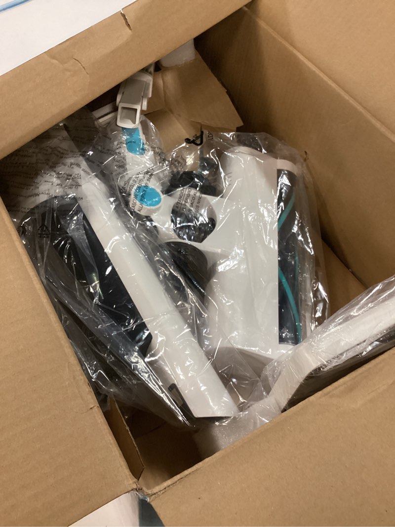 Condition photo showing Good Condition for cordless stick vacuum cleaner with auto empty system self-charging base, powerful suction for pet hair on carpet & hardfloor, lightweight anti-tangled handheld vacuum, hepa filtration, blue