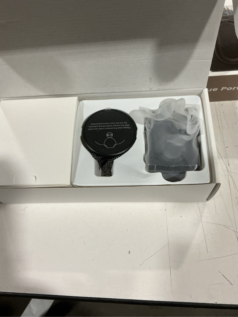 Condition photo showing Good Condition for 4k 30fps vlogging camera, 64gb hands-free pov camera, 98ft waterproof action camera with case, tiny sport cam 6-axis stabilization, 150° lightweight thumb bodycam 270min runtime, mount anywhere
