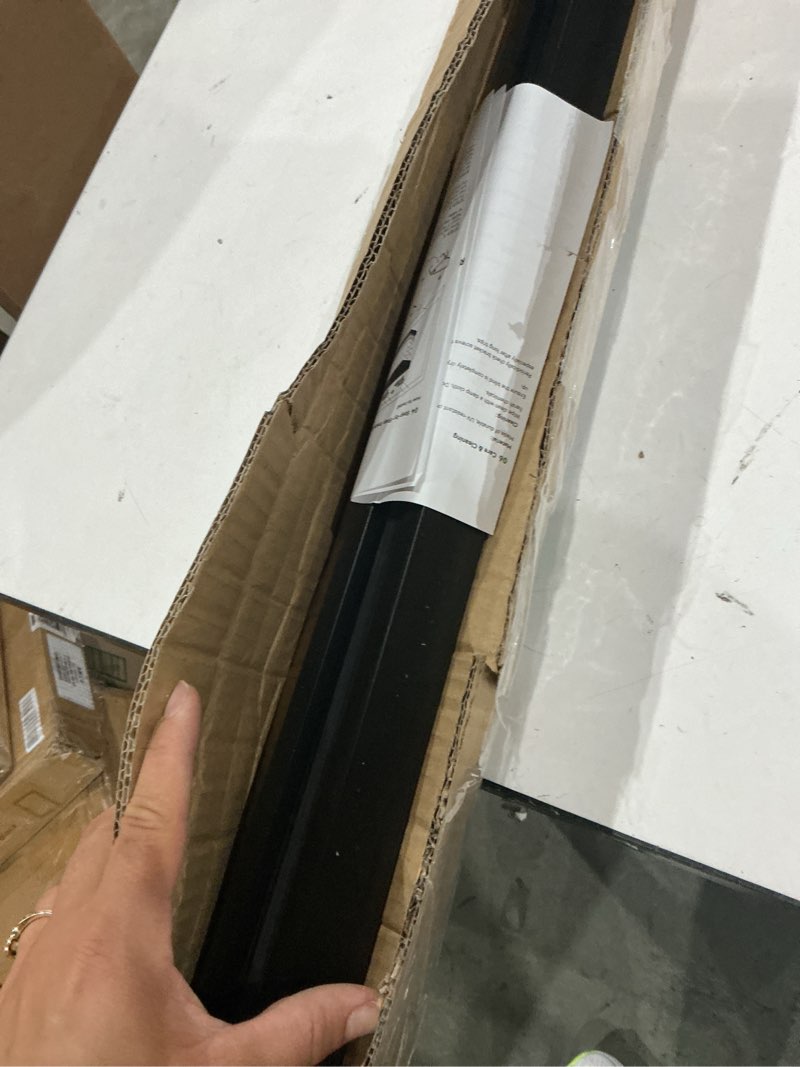 Condition photo showing As Is for rv blinds for camper windows, camper replacement blinds, privacy protection, rv window shades for rv, camper, travel trailer, black (38" w x 24" l) black 38"w x 24"h