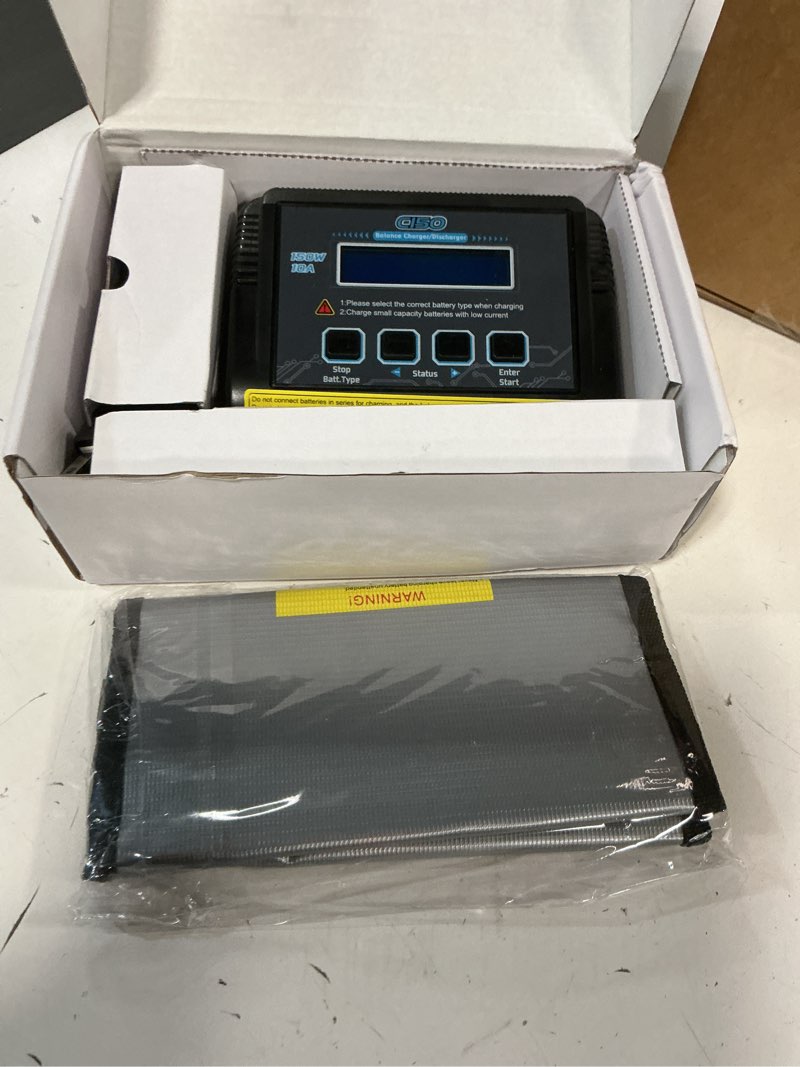 Condition photo showing Good Condition for lipo battery charger, 150w 10a rc balance fast battery charger discharger for 1s-6s lipo/li-ion/life/lihv battery 1-15s nimh/nicd pb smart batteries rc car drone black
