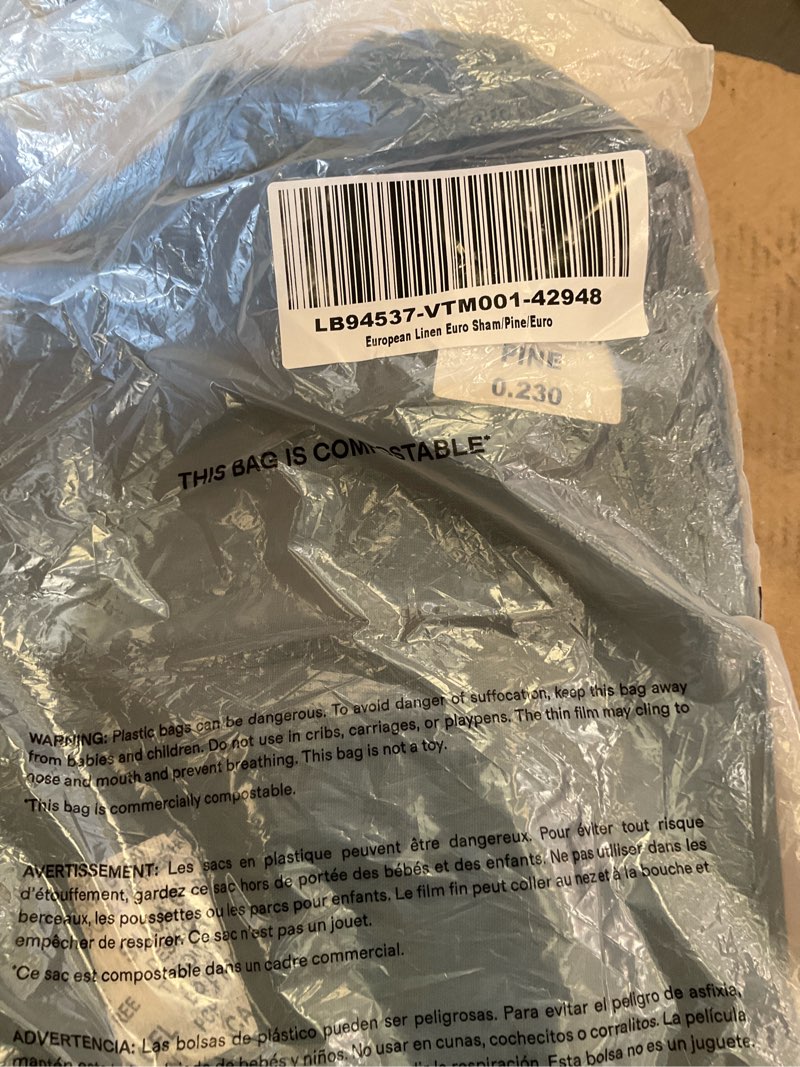european linen sham