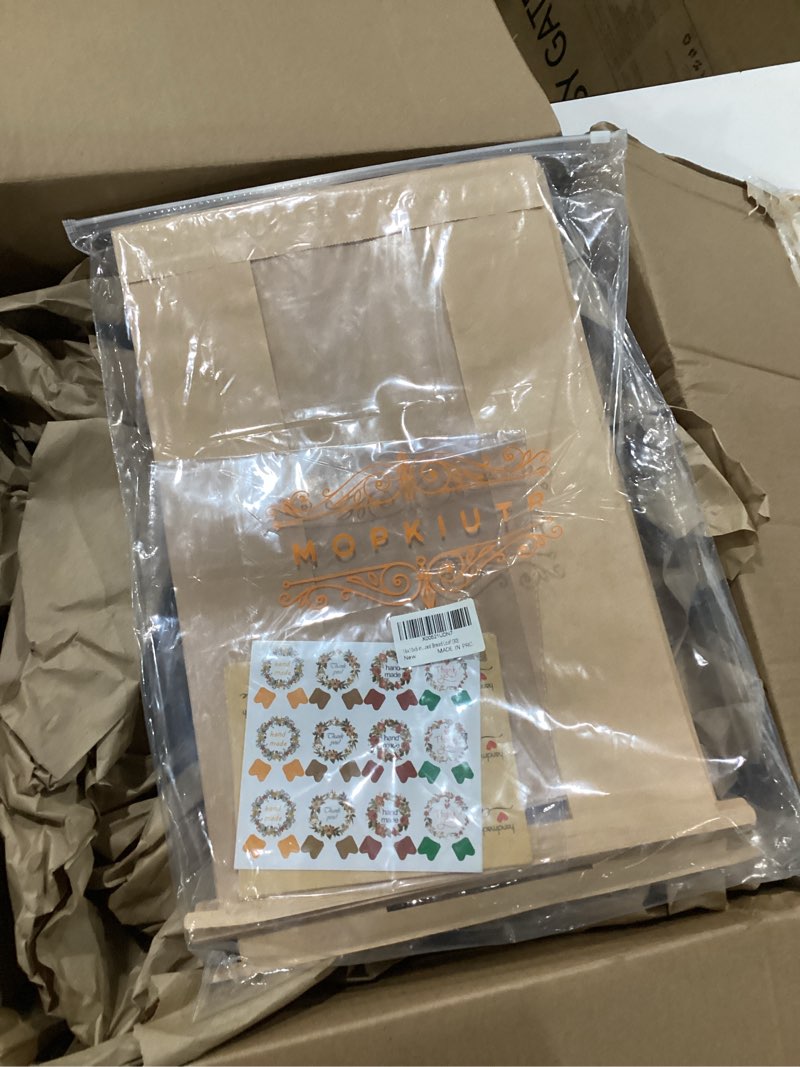 Condition photo showing Good Condition for 60 pack 16x10x5 inch extra large paper bread bags with tin tie tabs
