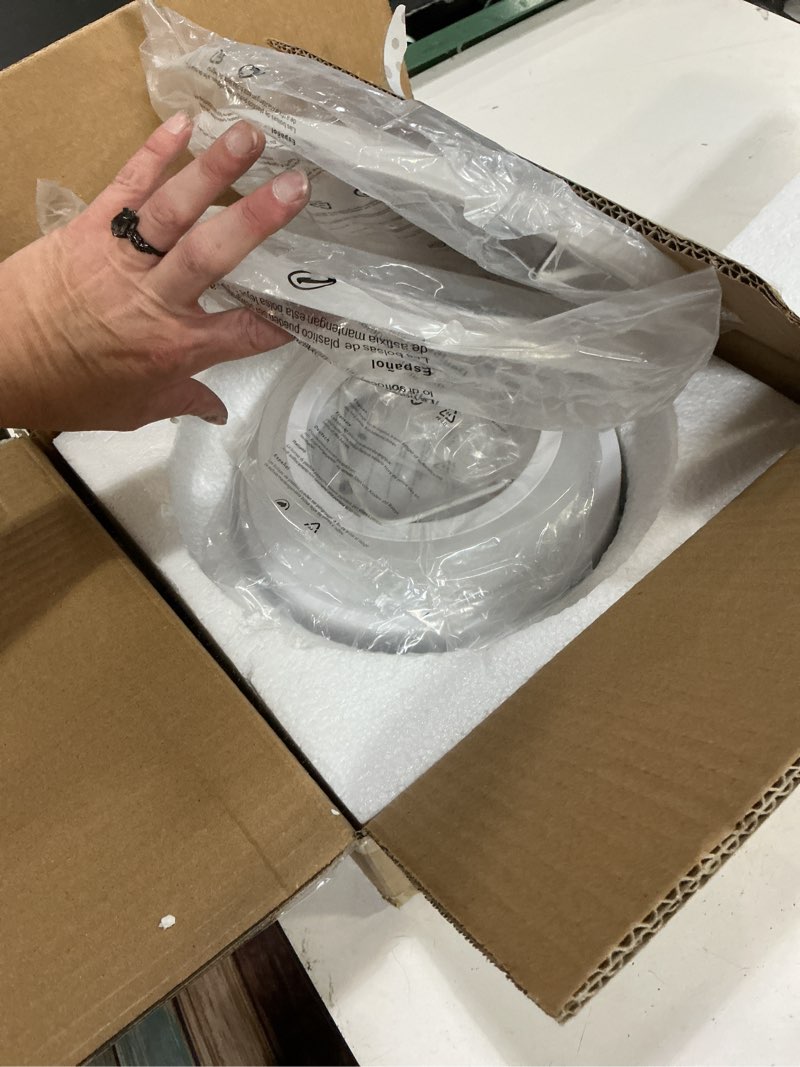 Condition photo showing Good Condition for round led hanging ceiling light, small