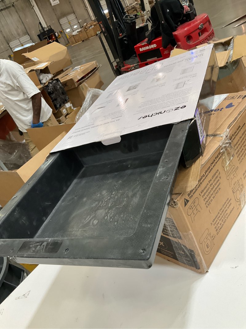 Condition photo showing As Is for new 14" x 22" - ready for tile recessed shampoo waterproof wall niche shelf