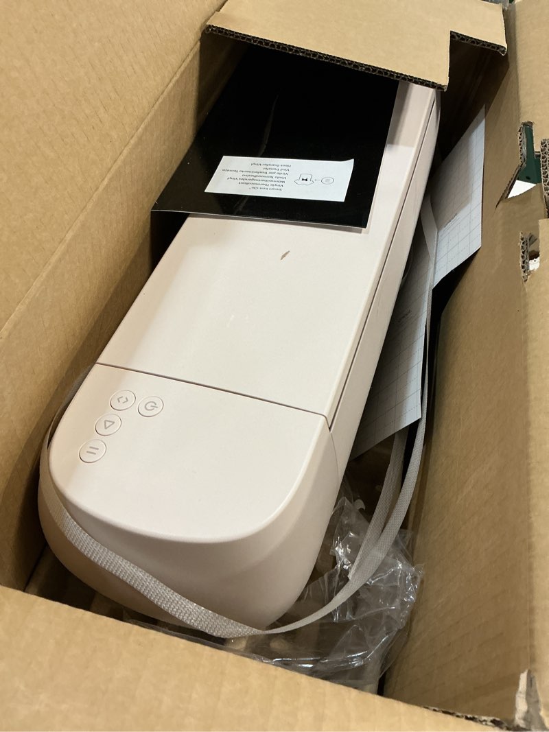 Condition photo showing As Is for Cricut Explore 4 - Smart Cutting Machine (Seashell) | Engagement Bundle - Includes Smart Vinyl, Cardstock, Transfer Tape, Iron On HTV, Mat, Pens, Tool Kit, & 30 Images in Design Space App