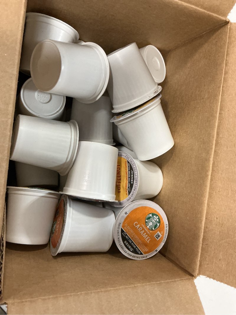 Condition photo showing New/Like New for  (BBD: 09/SEP /2025  ) Starbucks K-Cup Coffee Pods, Naturally Flavored Coffee Variety Pack for Keurig Brewers, 100% Arabica, 1 Box (40 Pods) Flavored Variety Pack 40 Count (Pack of 1)