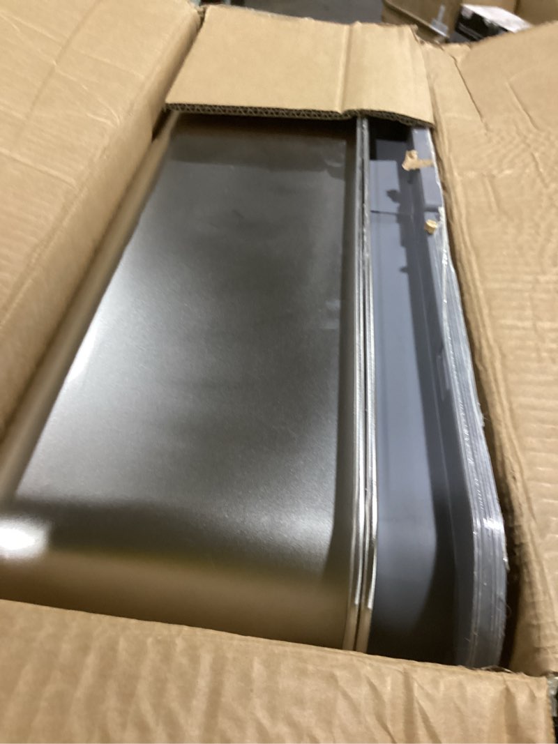 Condition photo showing Good Condition for 23.6''x15.6''x12'' Stainless Steel Sifting Litter Box with Sifter, Pine Pellet Litter Box with Lid for Big Cats, Built-in Sifter, No Waste Bag Needed, Easy to Clean & Durable (Grey) X-Large
