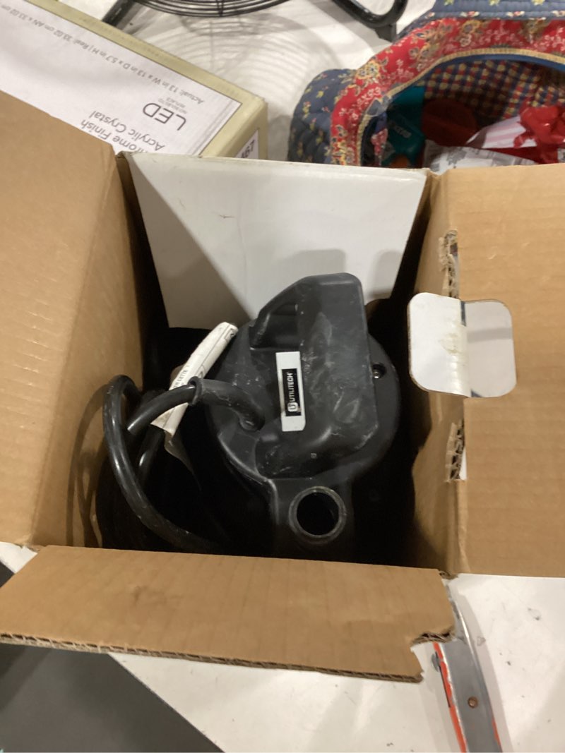 Condition photo showing As Is for utilitech 1/3-hp 115-volt thermoplastic submersible utility pump