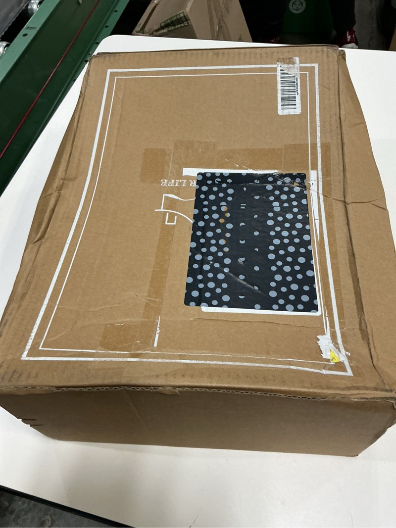 Condition photo showing New/Like New for cotton plaid quilt set, ultra soft 3 pieces queen size bedding with 2 pillow shams, lightweight reversible coverlet bedspread with wave quilting for summer, 90"x96", grid-beige blue grid-beige blue full/queen (90"x96")