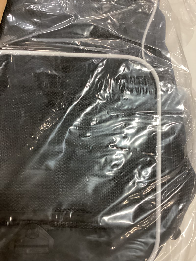 Condition photo showing As Is for Petskd Top-Expandable Pet Carrier with Wheels 18x11x11 Inches Delta American United Airline Approved, Soft-Sided Carrier for Small Cats Dogs with Locking Safety Zippers and Anti-Scratch Mesh(Black) 18.0"L x 11.0"W x 11.0"H Black with Wheels
