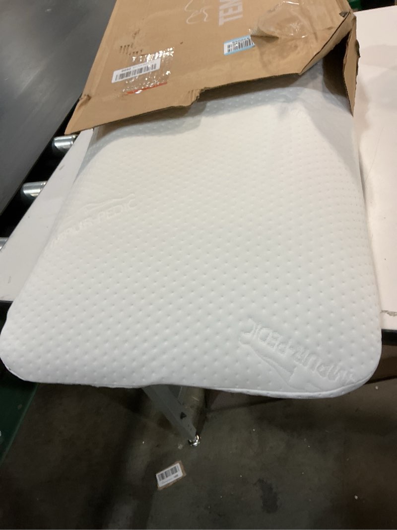 Condition photo showing Good Condition for Tempur-Pedic Memory Foam Symphony Pillow Luxury Soft Feel, Standard, White 1