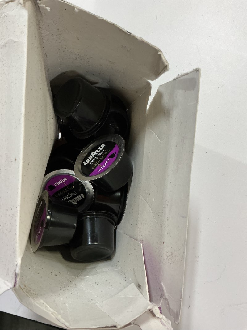 Condition photo showing Good Condition for (28/02/2027)Lavazza Expert Espresso Intenso Capsules  Dark Roast  Arabica and Robusta Blend  Compatible with Lavazza Classy Machines (36 Capsules)