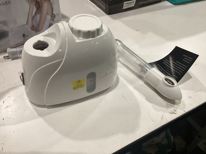 Condition photo showing Good Condition for facial mist steamer,yokyak facial steamers with 360° rotatable sprayer, face steamer for facial deep cleaning, hot mist humidifier steam for face spa sinuses moisturizing, homeuse or salon