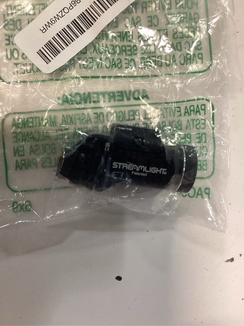 Condition photo showing Good Condition for streamlight 69402 tlr-7 x sub 500-lumen tactical weapon light designed exclusively and solely for select 1913 railed subcompact handguns, includes mounting kit and keys, black specifically for select 1913 railed models