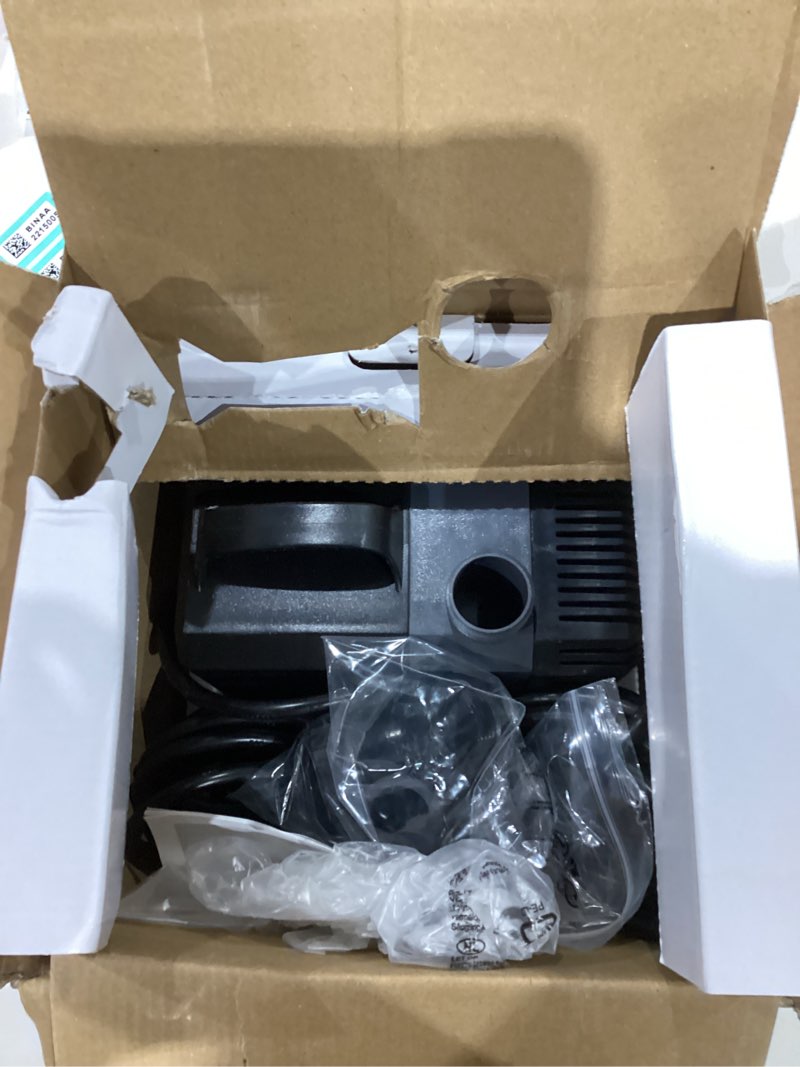 Condition photo showing Good Condition for Flow Adjustable Frequency Electric Inline Garden Submersible Pond Filter Pump For Fish Tank Fountain Aquarium Waterfall Koi Salt Fresh Water (1000GPH)