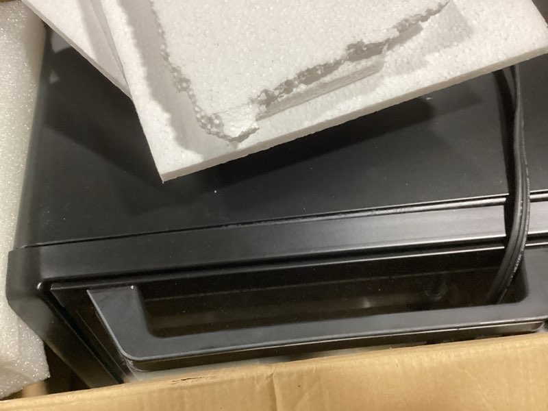 Condition photo showing As Is for BLACK+DECKER Crisp 'N Bake™ 6-Slice Digital Air Fry Toaster Oven
