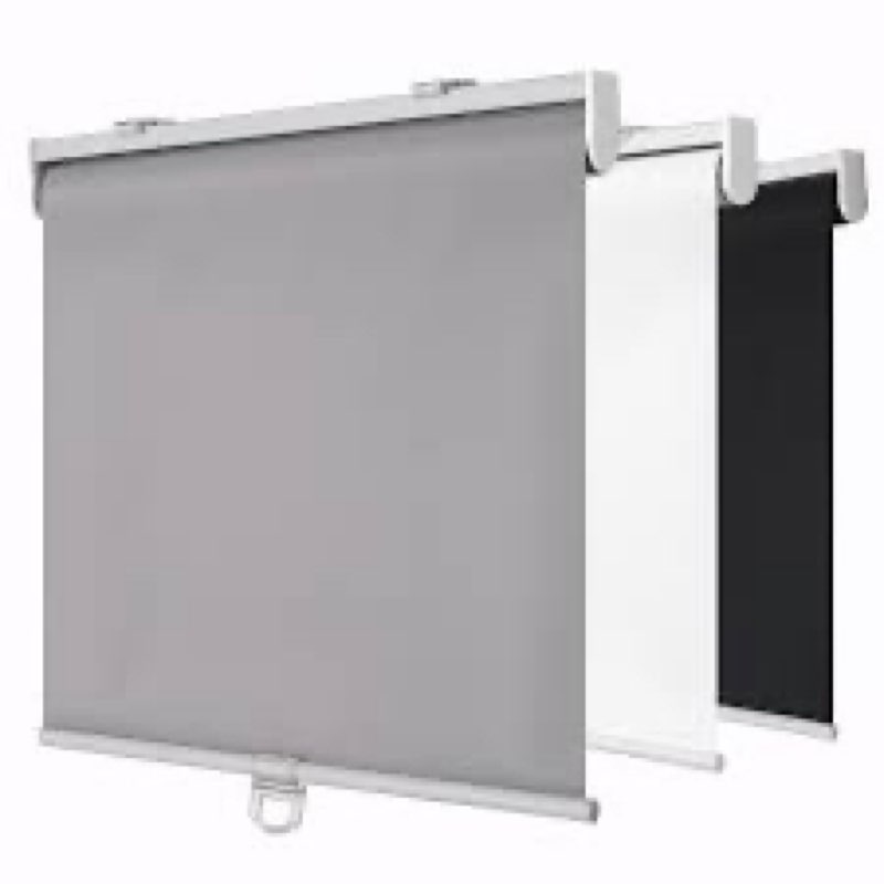 SHADEMOON Cordless Blackout Window Roller Shades, Pull Down Spring System Indoor Blinds, Room Darken