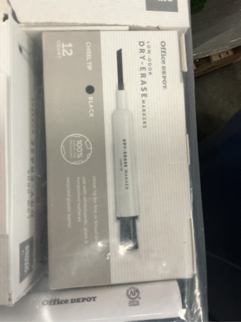 Condition photo showing As Is for office depot markers